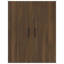   Mobile Pensile Rovere Marrone 69,5x34x90cm in Legno Ingegnerizzato