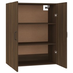   Mobile Pensile Rovere Marrone 69,5x34x90cm in Legno Ingegnerizzato