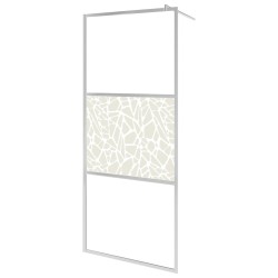   Parete per Doccia Walk-in in Vetro ESG Design Pietra 90x195 cm