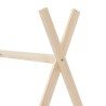 vidaXL Giroletto per Bambini in Legno Massello di Pino 70x140 cm