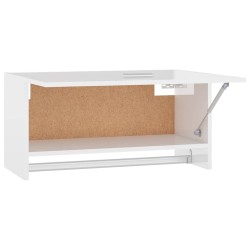 vidaXL Armadio Bianco Lucido 70x32,5x35 cm in Truciolato