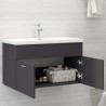   Mobile Sottolavabo Grigio 80x38,5x46 cm in Truciolato