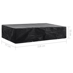 vidaXL Coperture Arredi Giardino 2 pz 8 Occhielli 218x77x55 cm