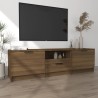   Mobile TV Rovere Marrone 140x35x40 cm in Legno Ingegnerizzato