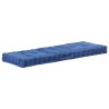 vidaXL Cuscini per Pallet e Pavimento 2 pz in Cotone Blu Chiaro