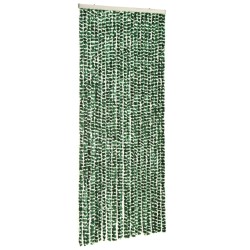   Zanzariera Verde e Bianco 90x220 cm Ciniglia