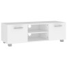 Mobile Porta TV Bianco 110x40x35 cm Legno ingegnerizzato