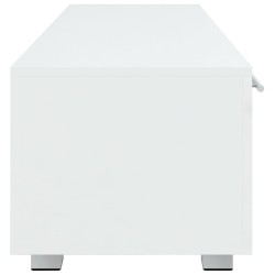 Mobile Porta TV Bianco 110x40x35 cm Legno ingegnerizzato