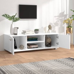 Mobile Porta TV Bianco 110x40x35 cm Legno ingegnerizzato