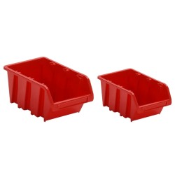 Set da Officina 30 pz Rosso e Nero 77x39 cm in Polipropilene