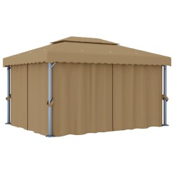   Gazebo con Tende 4x3 cm...