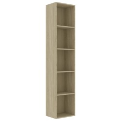   Libreria Effetto Rovere Sonoma 40x30x189 cm in Truciolato