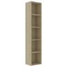   Libreria Effetto Rovere Sonoma 40x30x189 cm in Truciolato