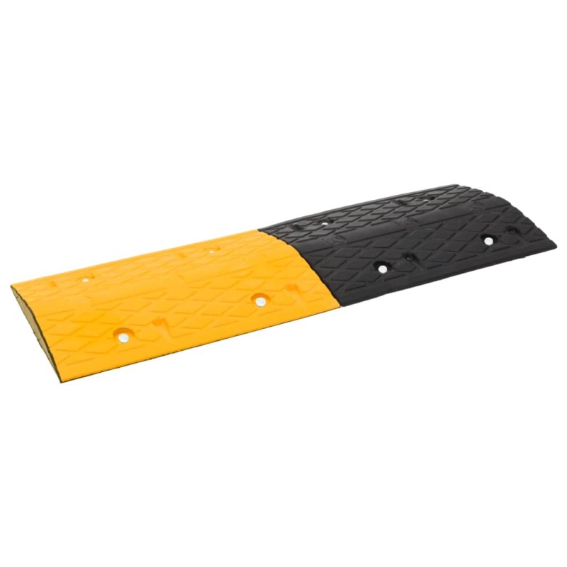 Dosso Giallo e Nero 97x32,5x4 cm in Gomma