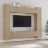   Set Mobili Porta TV 8pz Rovere Sonoma in Legno Ingegnerizzato