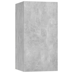   Mobili TV Grigio Cemento 2 pz 30,5x30x60 cm in Truciolato