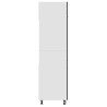   Armadio per Frigo Nero 60x57x207 cm in Legno Ingegnerizzato