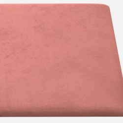 Pannelli Murali 12 pz Rosa 30x15 cm in Velluto 0,54 m²