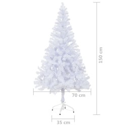 vidaXL Albero di Natale Artificiale con Supporto 150 cm 380 Rami