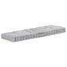 Cuscino per Pallet e Pavimento in Cotone 120x40x7 cm Grigio