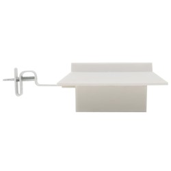 vidaXL Lampade Solari da Esterno 12 pz LED Quadrate 12 cm Bianche