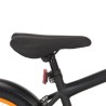   Bici per Bambini con Trasportino Frontale 18'' Nero e Arancione