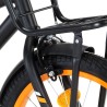   Bici per Bambini con Trasportino Frontale 18'' Nero e Arancione