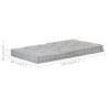   Cuscino per Pallet e Pavimento in Cotone 120x80x10 cm Grigio