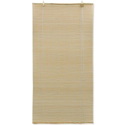 vidaXL Tenda Avvolgibile in Bambù 140x220 cm Naturale