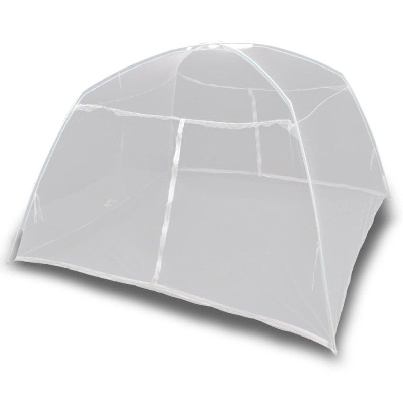 vidaXL Tenda da Campeggio 200x150x145 cm in Fibra di Vetro Bianca