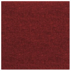    Pannelli Murali 12 pz Rosso Vino 30x30 cm in Tessuto 1,08 m²