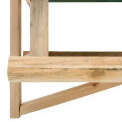   Mangiatoia per Uccelli in Legno Massello 35x29,5x21cm