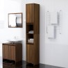   Armadio Bagno Rovere Marrone 30x30x183,5cm Legno Ingegnerizzato