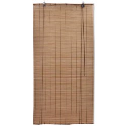 vidaXL Tenda Avvolgibile in Bambù 80x220 cm Marrone