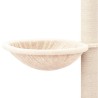   Albero per Gatti con Tiragraffi in Sisal Crema 94,5 cm