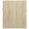 Mobile Sottolavabo Rovere Sonoma 41x38,5x45 cm in Truciolato