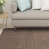 Tappeto in Sisal Naturale 100x250 cm Marrone