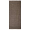 Tappeto in Sisal Naturale 100x250 cm Marrone