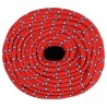 Corda Nautica Rossa 8 mm 50 m in Polipropilene