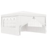 Gazebo Professionale con Pareti 4x4 m Bianco 90 g/m²