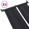 vidaXL Pannelli Solari Riscaldatori per Piscina 4 pz 80x310 cm