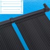 vidaXL Pannelli Solari Riscaldatori per Piscina 4 pz 80x310 cm