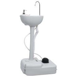 vidaXL Set Toilette da Campeggio Portatile e Supporto Lavamani