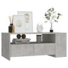   Tavolino Salotto Grigio Cemento 102x55x42 cm Legno ingegnerizzato