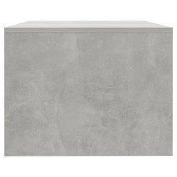   Tavolino Salotto Grigio Cemento 102x55x42 cm Legno ingegnerizzato