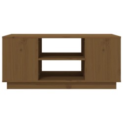   Tavolino da Salotto Miele 90x49x40,5 cm Legno Massello di Pino