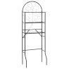   Scaffale da Bagno 60x33x174 cm Nero