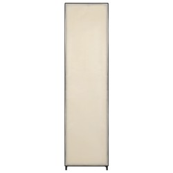   Guardaroba con 4 Scomparti Crema 175x45x170 cm