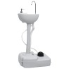 vidaXL Set Toilette Portatile Campeggio Supporto Lavamani Tanica Acqua