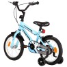   Bici per Bambini 14 Pollici Nera e Blu